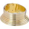 SOLUSTRE Collana Girocollo Donna in Pelle Oro Design Punk Africano, Choker Skin Friendly ad Uso Quotidiano per Bar e Anniversari, Stile Unico e Chic