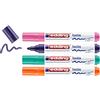 edding 4500 Marcatore per Tessuti - Per scrivere, colorare e disegnare sulla stoffa e.g. t-shirt e cuscini - Resistente ai lavaggi - Blister 4 colori Fun - Tratto 2-3 mm