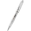 Cross Bailey Light - Penna a sfera traslucida 8015, colore nero, tratto F - fine, confezione regalo di alta qualità, traslucido, trasparente/cromato