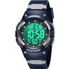 Timever Orologio Digitale Bambini 5 ATM, Cronografo, Doppio Fuso e Timer