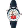 AVI-8 Hawker Hurricane Mckellar Dual Time Peanuts Snoopy Flying Ace Orologio da polso da uomo con cinturino in pelle, 43,5 mm, AV-4151, Blu (Aero Blue), cinghia