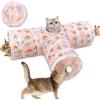 UGBO Giochi Tunnel per Gatti in Casa 3 Vie Pieghevole T Tunnel per Cani per Gatti Tubo per Gatto Gioco per Interattivo Cuccioli Conigli e Gattini Attivi Giocare