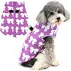 Zunea Cappotti invernali per cani di piccola taglia, impermeabili, con pettorina per cuccioli, giacche con anello a D, adorabile fiocco con chiusura a zip, vestiti per cani, taglia XS/S, per razze