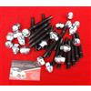 Taurus Kit 20 colonnette + dadi ruota M12x1.25 80mm Racing Lancia Delta Evoluzione EVO
