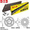 DID YAMAHA XT 2V/4V (55V-3YT) 350 1985-1998 catena corona pignone kit DID 428VX p...