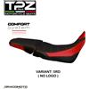 TPZ Italia HONDA AFRICA TWIN 1000 2015-2019 Rivestimento Sella HAT1PC1-5RD-4 TPZ rosso C...