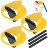 Housedeco [Aggiornato] Trappola per topi Secchio, Rat Trap Secchio coperchio Mouse/Rat Trap con reset automatico Multi-trappola/Humane trappola Compatibile con 5 galloni secchio(3Pcs Yellow)