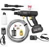 KATSU Tools Idropulitrice a Batteria KATSU FIT-BAT 21V con 4,0 Ah Batteria e 2 Ugelli Kit di Tubi Flessibili, Portatile Idropulitrice ad Alta Pressione Pistola per Pulizia Patio, Lavaggio Auto 102485