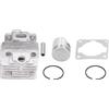 lyrlody Kit Cilindro Kit Pistone Cilindro in Acciaio e Lega di Alluminio 34mm per Decespugliatore TL26 CG260 1E34F con Clip per Anello e Set di Guarnizioni Installazione Semplice