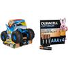 MONSTER JAM Megalodon Storm, Veicolo Radiocomandato 1:15, RC per Tutti i Terreni, Giocattolo Bambini 4+ Anni + Duracell Optimum confezione da 4 AAA