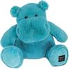 Doudou et Compagnie Histoire d'Orso - Peluche Ippopotamo - Hip'United - Verde - 40 cm - Grande peluche morbido e carino per i Calini - Idea regalo di nascita e compleanno per bambini - HIPPO - HO3113