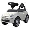 TURBO CHALLENGE - Fiat 500 - Camminatore - 119091 - Ruote Libere - Bianco - Max 25 kg - Plastica - Batterie Non Incluse - Giocattolo per Bambini - Regalo - A partire dai 12 mesi