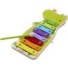Eichhorn Xilofono Musicale - xilofono per Bambini con 8 Toni, Battente e Libro di Canzoni con 5 Canzoni, promuove Ritmo e udito, 28 x 13 cm, in Compensato, Betulla e Metallo, dai 2 Anni in su