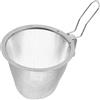 OFFSCH Cestello Scolapasta per Pentola in Acciaio Inox, Maglie Fini, Manico Comodo per Cucina e Hotpot, per Bollire e Friggere
