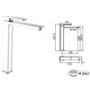 Idro Bric Miscelatore Lavabo Alto Eden colore Cromato