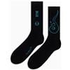 Dolly Noire Pokémon Calzini Bulbasaur Socks, Neri - unisex, Socks jacquard ricamato, taglia unica, collezione ufficiale