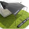 Tarpofix® Tendalino Caravan 4,5 x 2,4 m | Tetto Parasole PU 6000mm Impermeabile con Keder | Protezione Solare & UV 60+ per Profilo Keder | Telo Veranda per Camper & Roulotte Campeggio Tarp