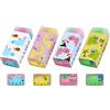Vicloon Gomme Per Cancellare, 4Pcs Gomma Profumata con Motivo Dinosauro, Gomme da Cancellare per Bambini, Gomme a Matita per Disegno, Schizzi, Scuola, Ufficio, Alunno Cancelleria Regalo(4.5x2x1.5cm)
