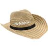 Toyvian Cappello di Paglia Uomo con Ampia Falda Protezione UV per Esterno Cappello da Sole Fatto a Mano per Escursionismo Campeggio e Pesca Stile Contadino Elegante Estivo