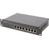 ‎DIGITUS DIGITUS Gigabit Ethernet PoE+ Switch - 10 Inch - 8 Ports - Unmanaged - IEEE 802.