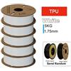 KINGROON Filamento stampante 3D PLA PETG TPU ABS, lotto da 5 kg, nero, bianco,...