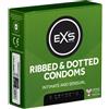 EXS Condoms EXS *Ribbed & Dotted* 3 pz Preservativi