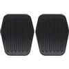 XIAOYANS Pedaliera Auto Per Ford Per C-Max 2007 2008 2009 2010 2011 2012-2017 2018 2019 2020 Copripedali Freno E Frizione In Gomma Pedali Freno Carburante Auto(2Pc)