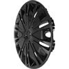 BELLIFFY Coprimozzo Ruota Auto 13 Pollici in Pp Nero, 2 Pezzi