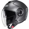 HJC CASCO JET i40N SEMI FLAT TITANIUM HJC HELMETS : Taglia Int - S