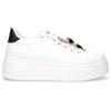TOO LIKE Sneaker Con Platform Bianco Nero - Donna - Bianco Nero