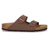 BIRKENSTOCK Arizona Ciabatta In Pelle Mocca - Uomo - Mocca