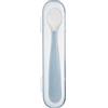 CHICCO (ARTSANA SpA) CHICCO SOFTLY SPOON CUCCHIAIO MORBIDO IN SILICONE GRIGIO 6M+ CON CUSTODIA