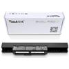 Tanch Batteria per PC portatile A41-k53 K53L853 A32-K53 per ASUS A54H A54C A54L X44C X54H X54HR X54C X54L X54HY K54C K54HR K53SJ K53E K54L K53 1 4,4 V, 2 600 mAh, 37 Wh