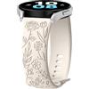 FYISWHO Silicone Cinturino per Xiaomi Watch S4 41mm, 18mm Flower Sport Bracciali Cinturini di Ricambio per Withings ScanWatch 2 38mm/Light/Steel HR 36mm, Compatibile con Oneplus Watch 3 43mm
