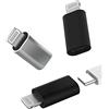 HOYULLI Adattatore da USB C femmina a Lightning maschio (confezione da 3) con porta di tipo C, cavo di ricarica per Apple iPhone 14, 13, 12, 11, Pro Max, Mini, Xs, Se 6, 7, 8 Plus, X, XR, iPad Air 2018
