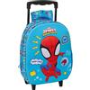 safta SPIDEY - Zaino per bambini 3D con ruote, ideale per bambini di diverse età, comodo e versatile, qualità e resistenza, 27 x 10 x 33 cm