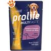 Prolife Dog Multi Taste Adult All Breeds con Quaglia, Coniglio e Mele - Bustina Da 300 Gr - CONFEZIONE RISPARMIO