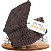 Gräfenstayn® set di 4 cuscini per sedia 40x40x8cm da interni ed esterno in 100% cotone - colori diversi - imbottitura spessa cuscino trapuntato/cuscino da pavimento (marrone)