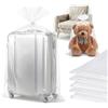 PUYUKO Large Plastic Storage Bags, PUYUKO 5PCS Sacchetti Extra Grandi Plastica Trasparenti, 100×152 cm Buste Plastica Grandi Trasparenti per Conservazione,Valigie,Bici,Mobili,Peluche,Trapunte