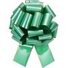 QUARKZMAN 10 inch Fiocco Gigante Grande Pull Bow Metallizzato per Regali Matrimonio con Bordo Oro per Incarto Regali Natale Verde Scuro