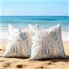 Dorunfeey Federe Cuscini Divano 45x45 Cuscino da Esterno Impermeabile Tartaruga Mare Coralli Animali Stelle Marine Oceano Cuscini Arredo Divano Decorazioni Salotto