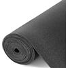 WochiTV Tappetino per cassetti, non adesivo, antiscivolo, impermeabile, tagliabile, per cucina, scaffali, bagno, cassetti, cassetta degli attrezzi, colore nero (60 x 300 cm)