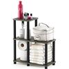 Furinno Turn-N-Tube Accent Mensola decorativa, Rovere Francese/Nero