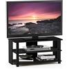 Furinno Sully Mobile Porta TV, Marrone/Nero