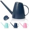 Bamworld Annaffiatoio per Piante da Interno con Beccuccio Lungo 1,8L per Giardino Interno Esterno Piccolo Annaffiatoio da Casa Fiori in Blu