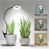 Bamworld Lampada per Piante LED Grow Light con Timer e Intensità Regolabile, Luce per Piante da Interno a Spettro Completo, Illuminazione Piante LED per Indoor