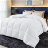 Utopia Bedding Piumino 240x260 cm, Piumone Letto Matrimoniale, 100% Imbottitura in Fibra Cava, Trapunta in Microfibra per Tutte Le Stagioni (Bianco)