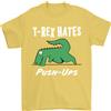 Gil dan T-Rex Odia I Push Up Divertente Maglietta Uomo In 100% Cotone