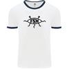 Fruit of the Loom Maglietta Ringer Da Uomo FSM CHIESA FLYING SPAGHETTI MONSTER ATEO