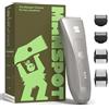 MANSPOT Rasoio Elettrico Corpo Uomo, Depilatore con Lama in Ceramica | Ipoallergenico, IPX7 Impermeabile Wet & Dry, 4 Pettini Guida per Parti Intime, Zone Sensibili, Barba, Braccia, Gambe, Ascelle